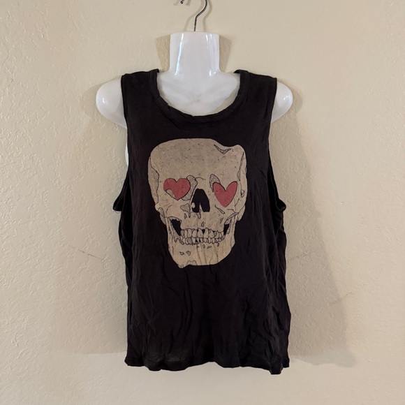Chaser Black Skull Tank Top - Picture 1 of 3